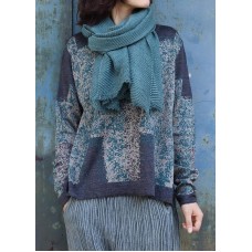 blue warm sold color women casual scarves