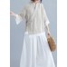 diy v neck half sleeve cotton linen clothes For Women nude blouses summer