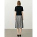 Black Contrast Trim Short Sleeve Knit Top Black Contrast Trim Short Sleeve Knit Top