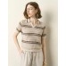 The Effortless Pointelle Stripe Polo The Effortless Pointelle Stripe Polo