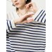 Striped Loose Pullover Knit Sweater Striped Loose Pullover Knit Sweater