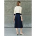 Contrast Bow Detail Knit Cardigan