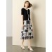 Black Contrast Trim Button Placket Knit Top Black Contrast Trim Button Placket Knit Top