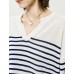 Striped Loose Pullover Knit Sweater Striped Loose Pullover Knit Sweater
