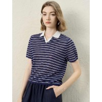 The Timeless Striped Knit Polo