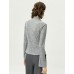 Halter Ruffled Slim Fit Knit Top Halter Ruffled Slim Fit Knit Top