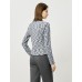 Gray V-Neck Slim Fit Long-Sleeve Knit Top Gray V-Neck Slim Fit Long-Sleeve Knit Top