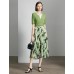 Leaf Green Ribbed V-Neck Layered Knit Top Leaf Green Ribbed V-Neck Layered Knit Top