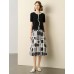 Black Contrast Trim Button Placket Knit Top Black Contrast Trim Button Placket Knit Top