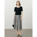 Black Contrast Trim Short Sleeve Knit Top Black Contrast Trim Short Sleeve Knit Top