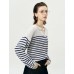 Striped Loose Pullover Knit Sweater Striped Loose Pullover Knit Sweater