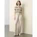 The Effortless Pointelle Stripe Polo The Effortless Pointelle Stripe Polo