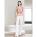 Tie Dye V-Neck Wrap Elbow Sleeve Top Tie Dye V-Neck Wrap Elbow Sleeve Top