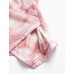 Tie Dye V-Neck Wrap Elbow Sleeve Top Tie Dye V-Neck Wrap Elbow Sleeve Top