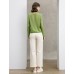 Ribbed Pattern Long Sleeve Knit Top Ribbed Pattern Long Sleeve Knit Top