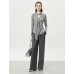 Halter Ruffled Slim Fit Knit Top Halter Ruffled Slim Fit Knit Top