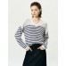Striped Loose Pullover Knit Sweater Striped Loose Pullover Knit Sweater